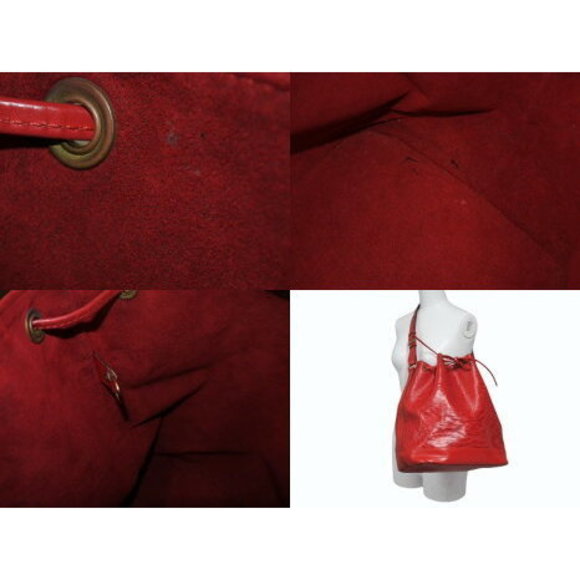 Louis Vuitton Bag Drawstring Epi Shoulder Red Leather Noe - Picture 9 of 9
